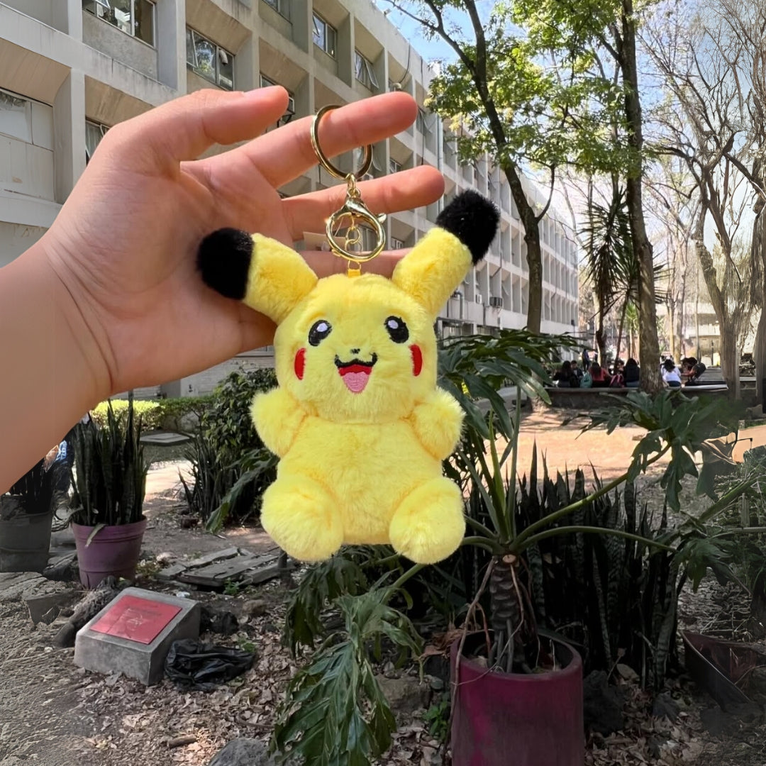 Plush Pikachu 3D Keychain
