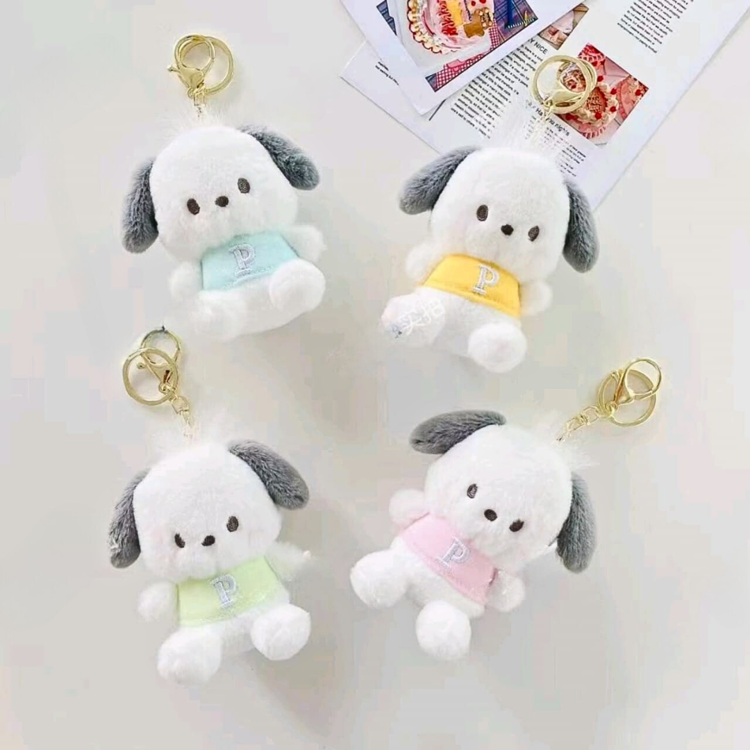 Plush Pochacco 3D Keychain