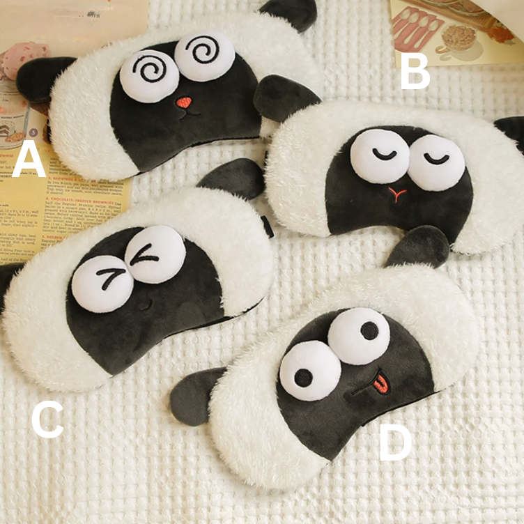 Plush Sheep Eye Mask with Gel Pad