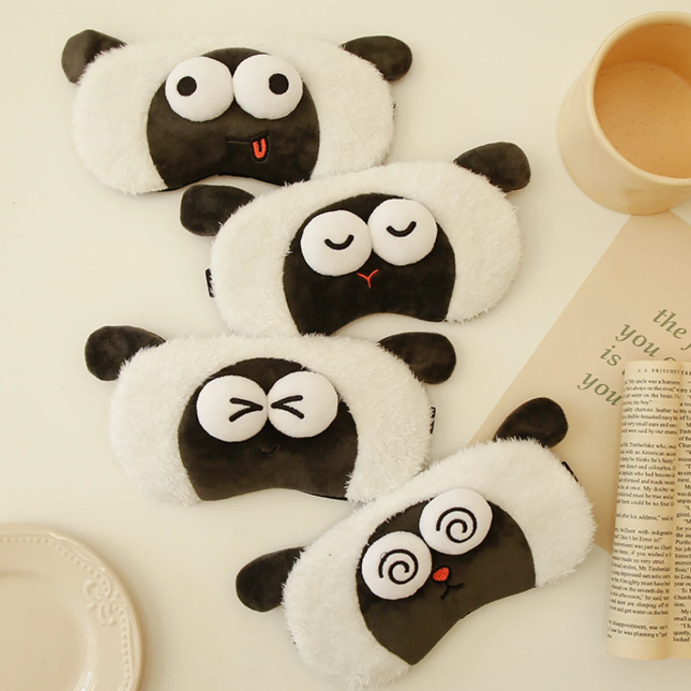 Plush Sheep Eye Mask with Gel Pad