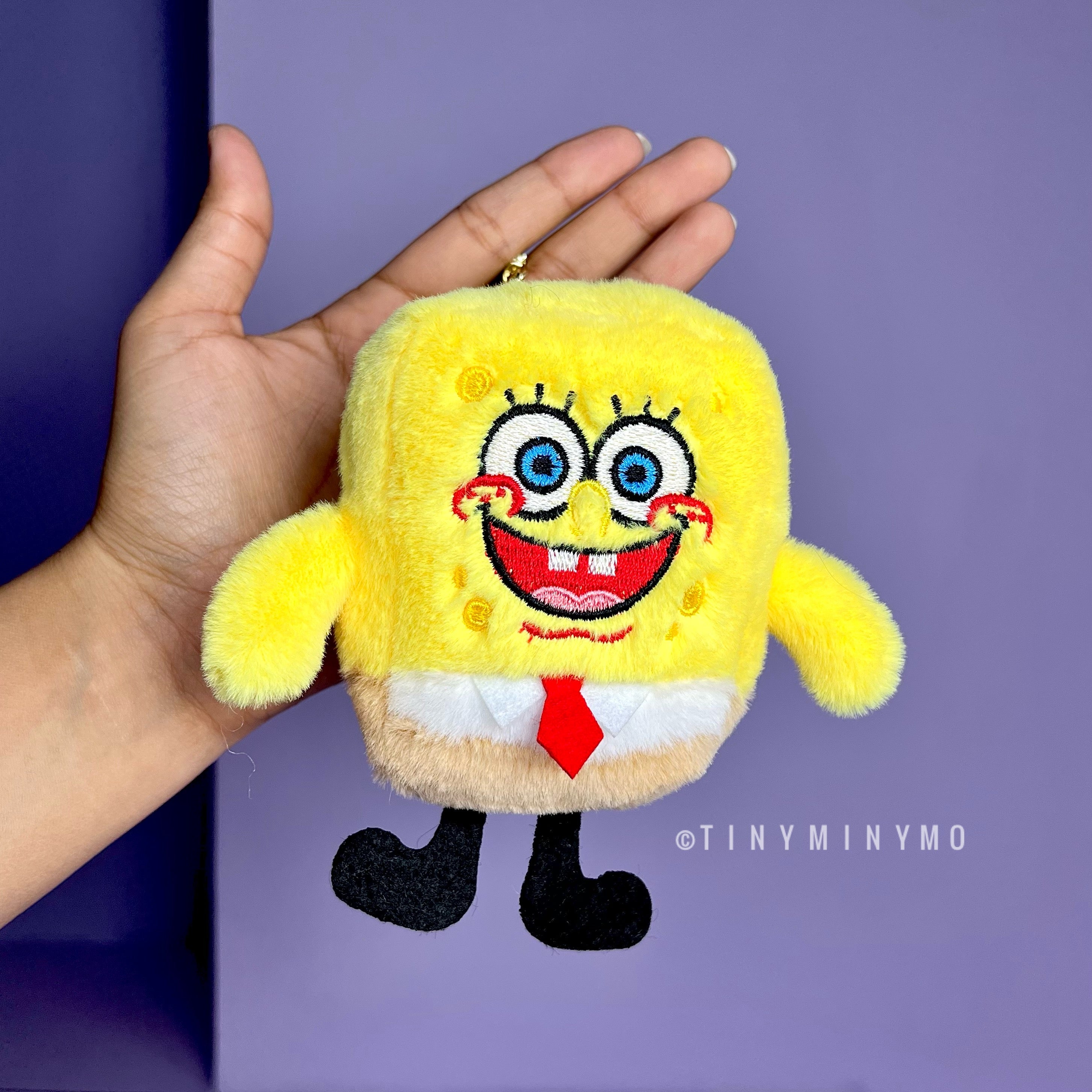 Plush SpongeBob 3D Keychain - Tinyminymo
