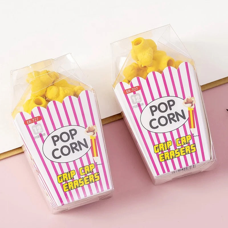 Popcorn Eraser - Set of 12
