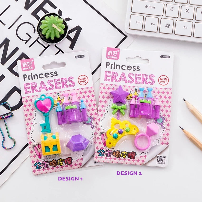Princess Eraser - Set of 4