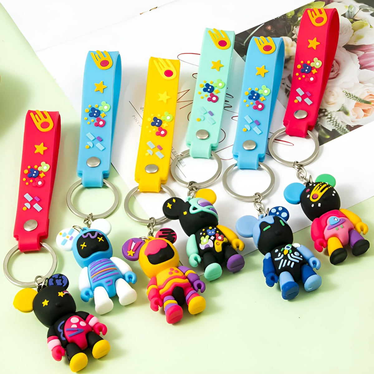 Qee Bear 3D Keychain - Tinyminymo