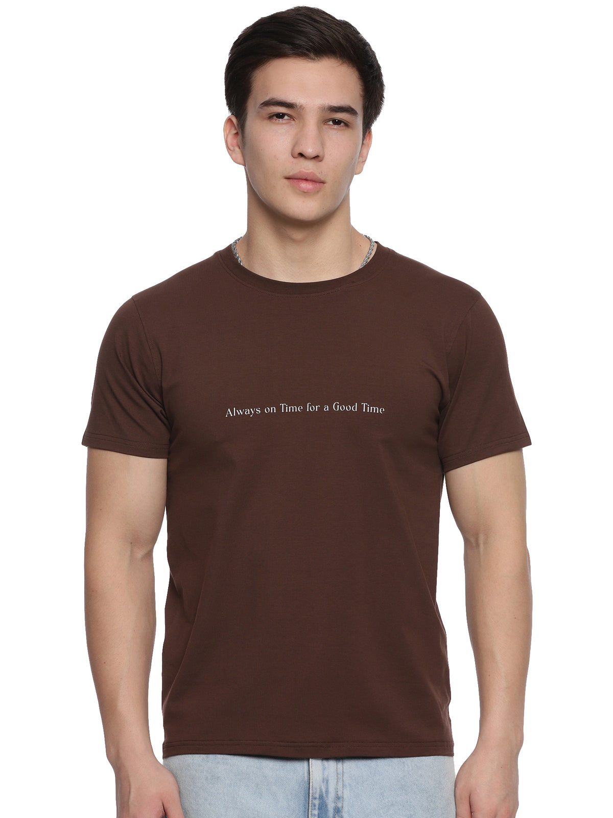 Slayz Printed Round Neck T-Shirt RTSJDCDP2