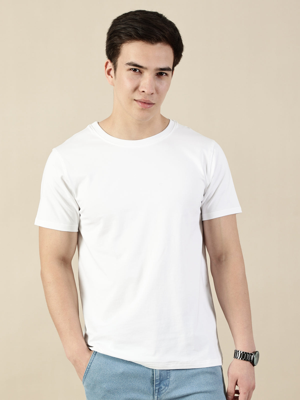 Slayz Printed Round Neck T-Shirt RTSJWDP2