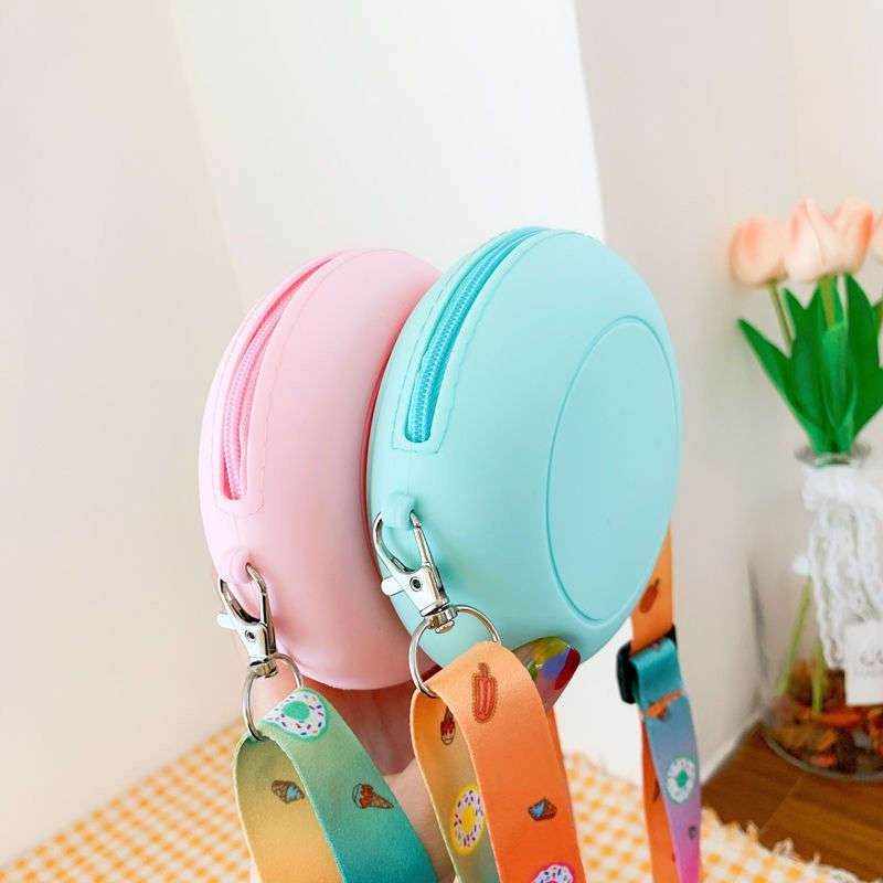 Rainbow Silicone Sling Bag