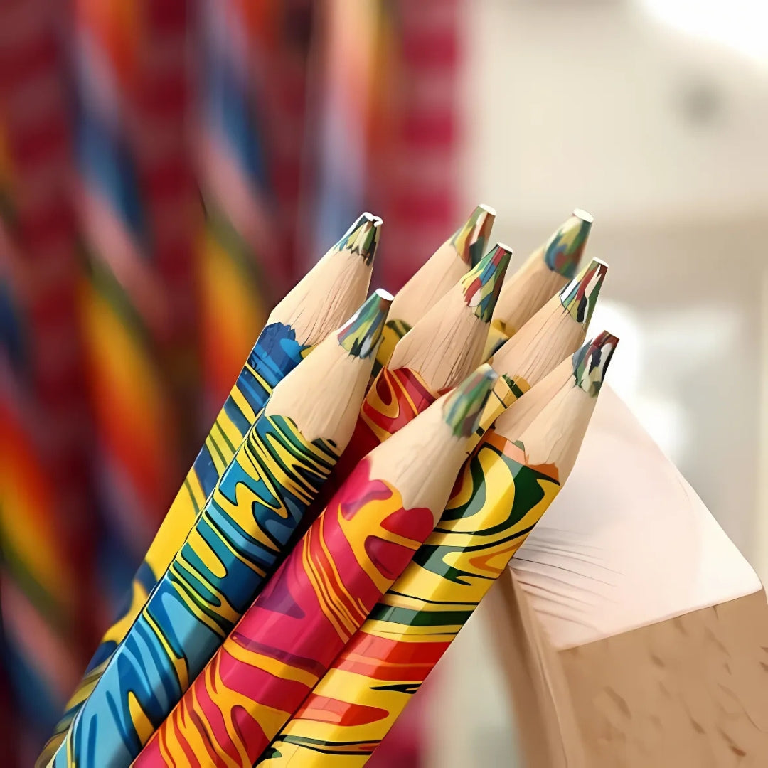 Rainbow Swirl Color Pencil Set