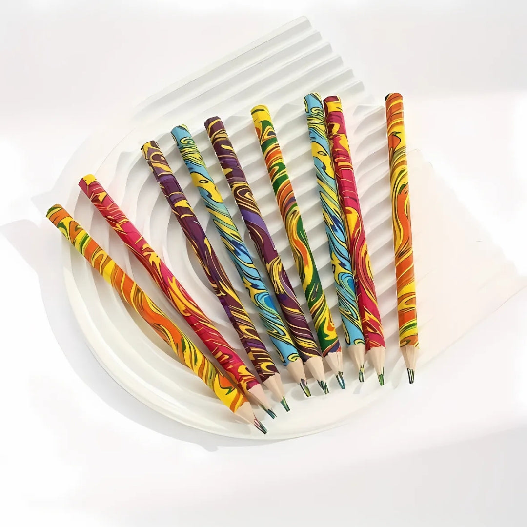 Rainbow Swirl Color Pencil Set
