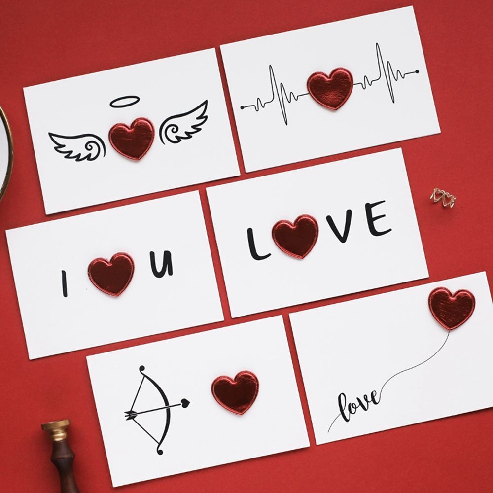 Red Heart Love Card