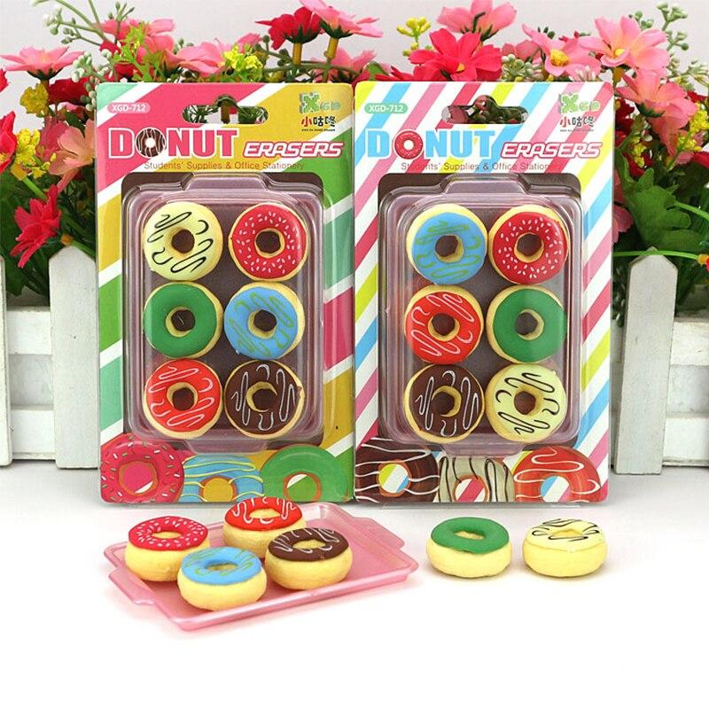 Donut Eraser Set