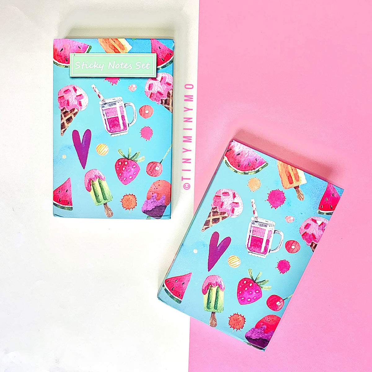 Post It Sticky Notebook - Ice cream - TinyMinyMo
