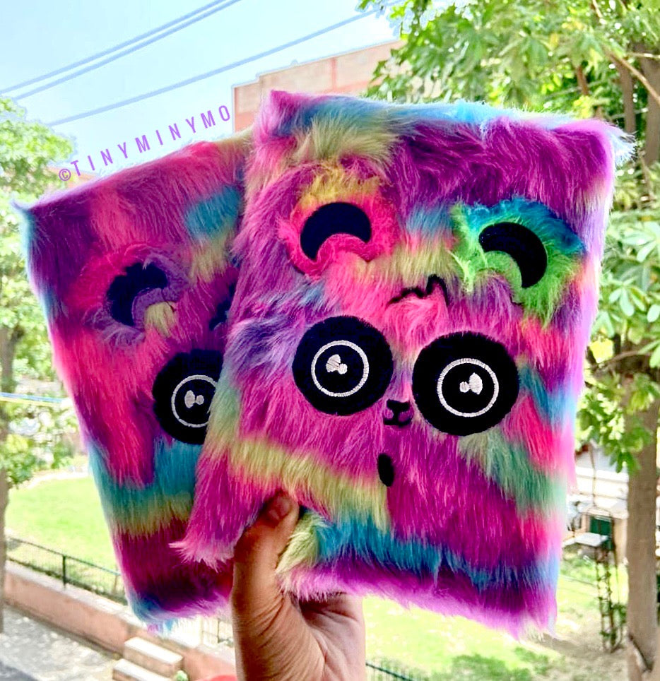 Multicolor Plush Panda Diary