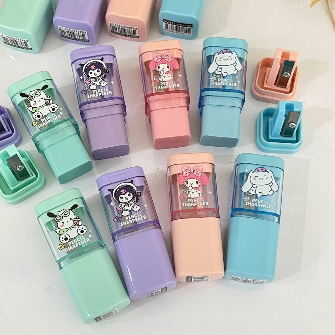 Sanrio 2 in 1 Eraser and Sharpener - Tinyminymo