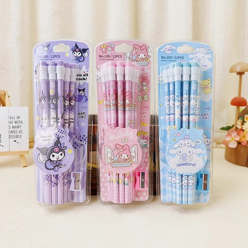 Sanrio Character Pencil Set