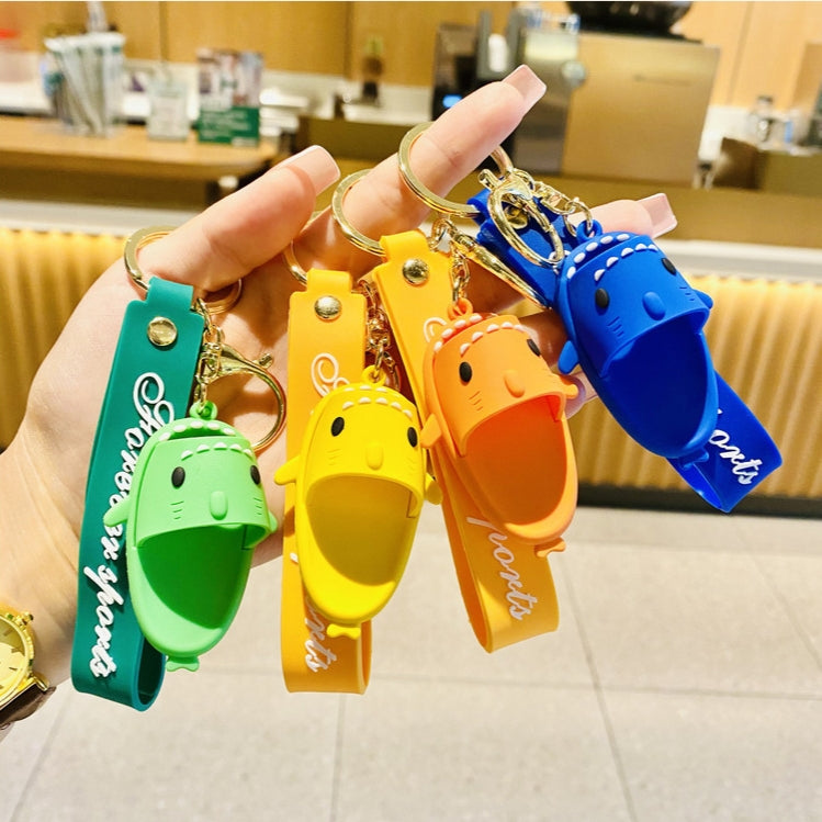 Shark Slipper 3D Keychain