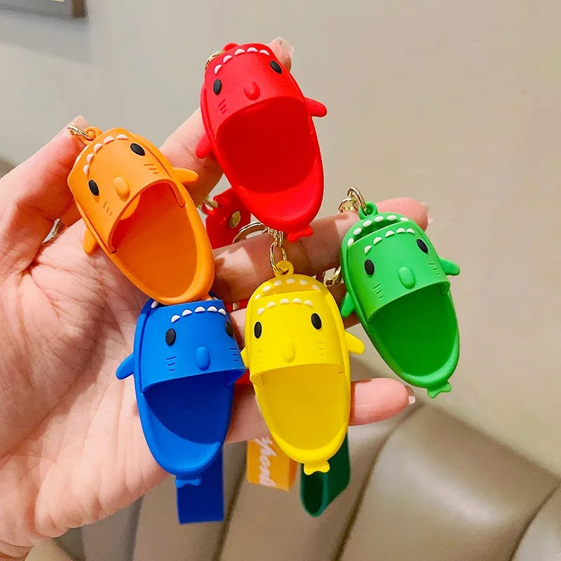 Shark Slipper 3D Keychain
