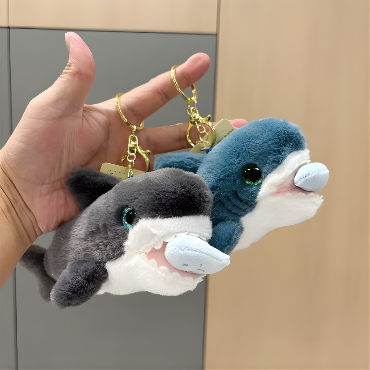 Shark and Dolphin Charm