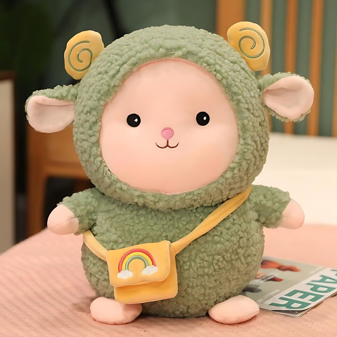Sheep with Sling Bag Soft Toy - Tinyminymo