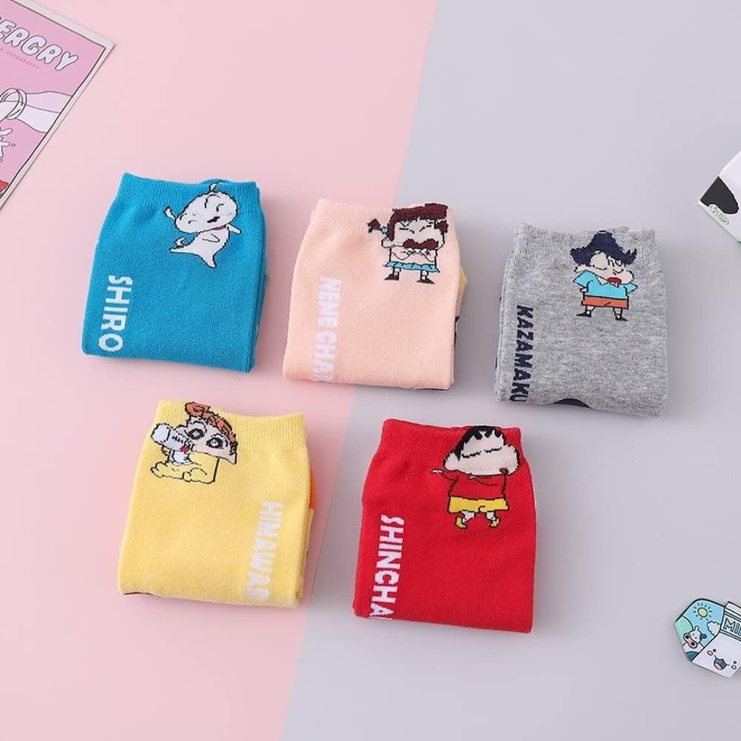 Shin-chan Character Socks