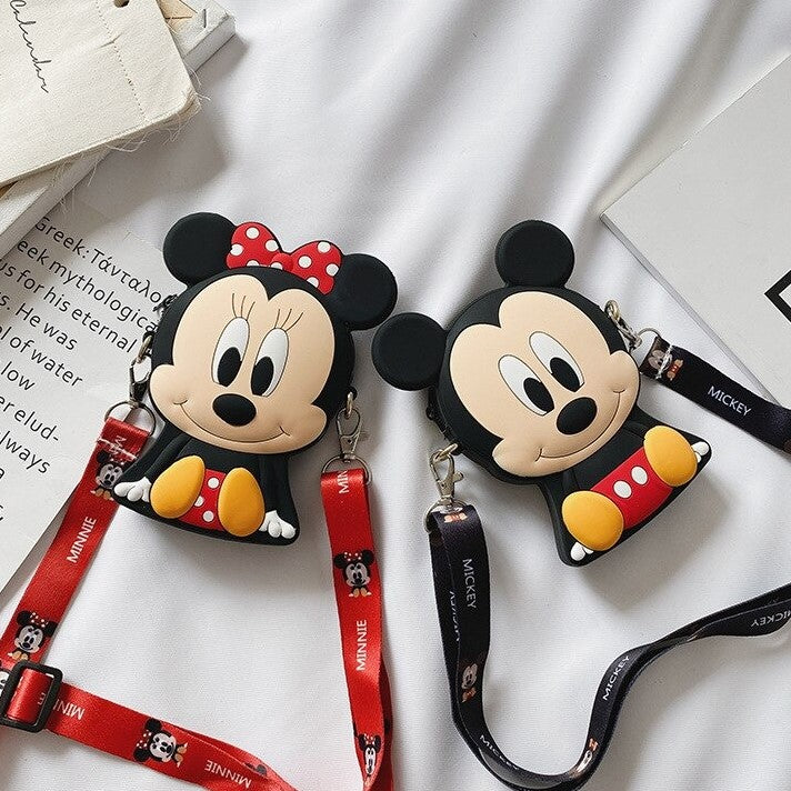 Sitting Minnie and Mickey Sling Bag