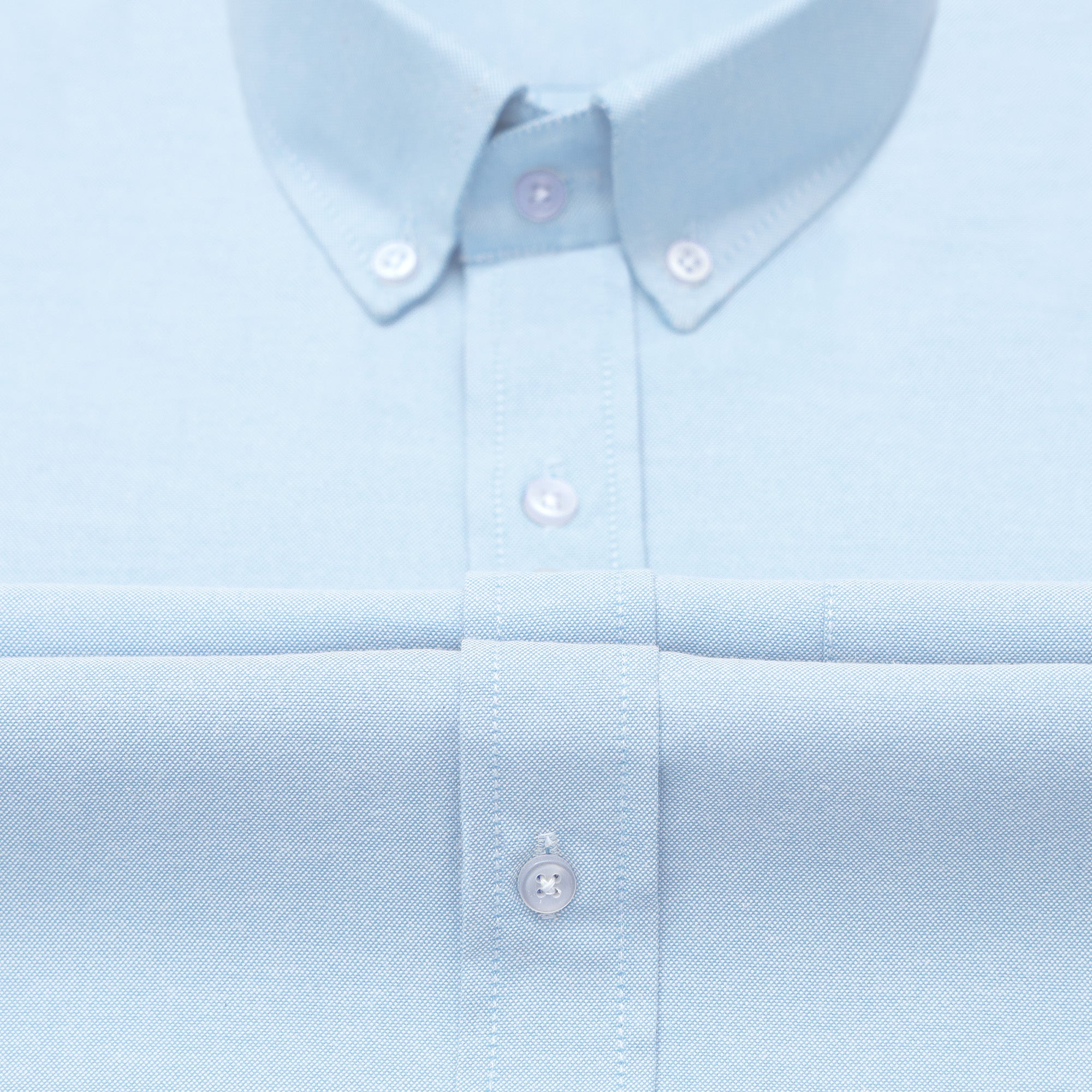 Oxford Cotton Sky Blue Shirt For Men
