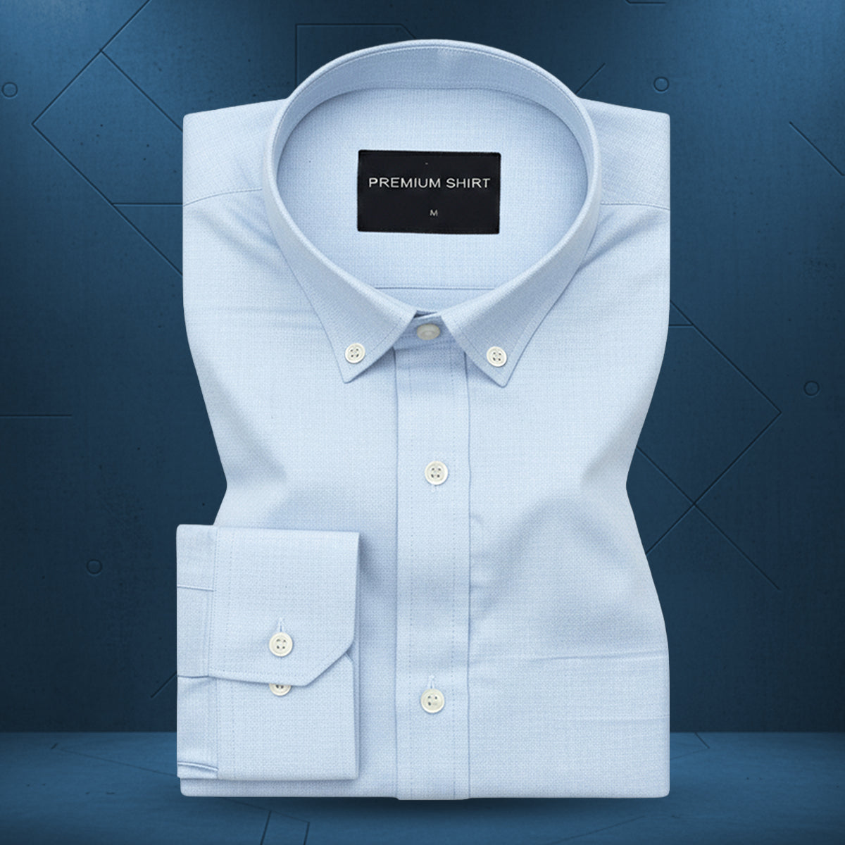 Pack of 2 Oxford Cotton Shirt For Men (Sky Blue & Pink)