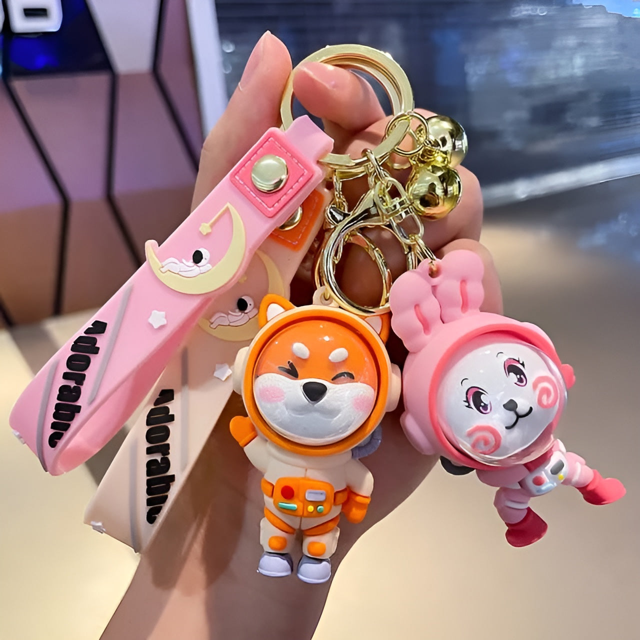Space Animal 3D Keychain