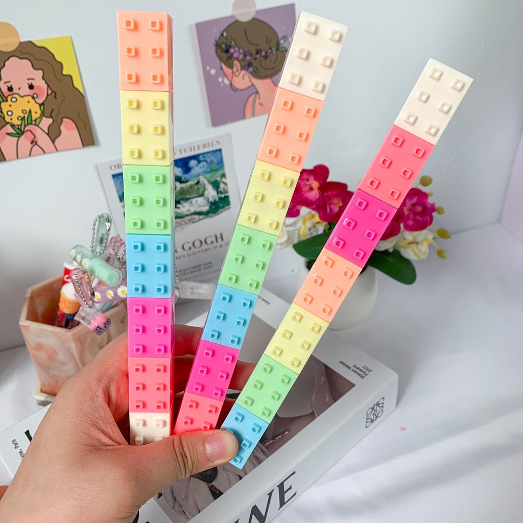 Stackable Lego Highlighters - Set of 5