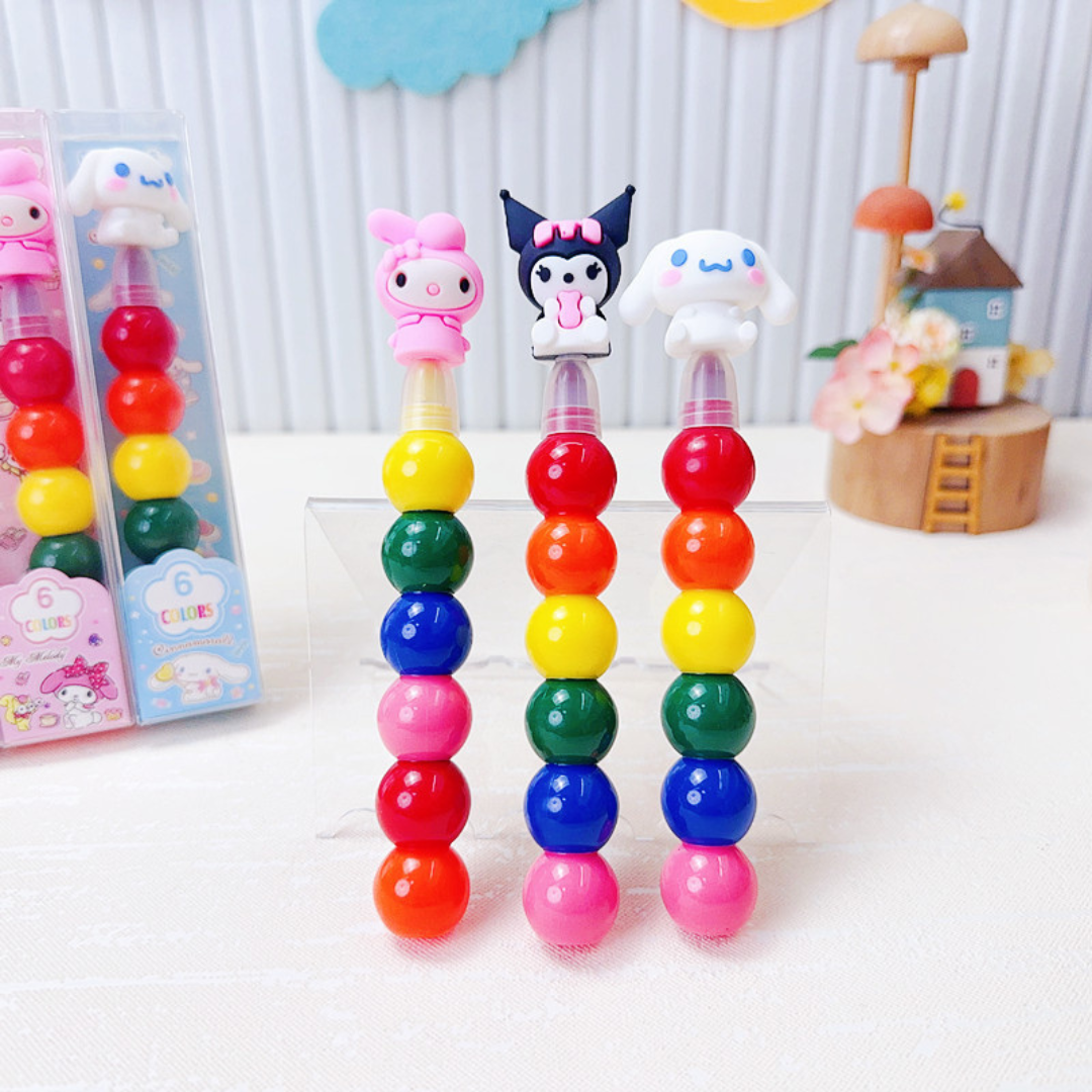 Stackable Sanrio Crayon