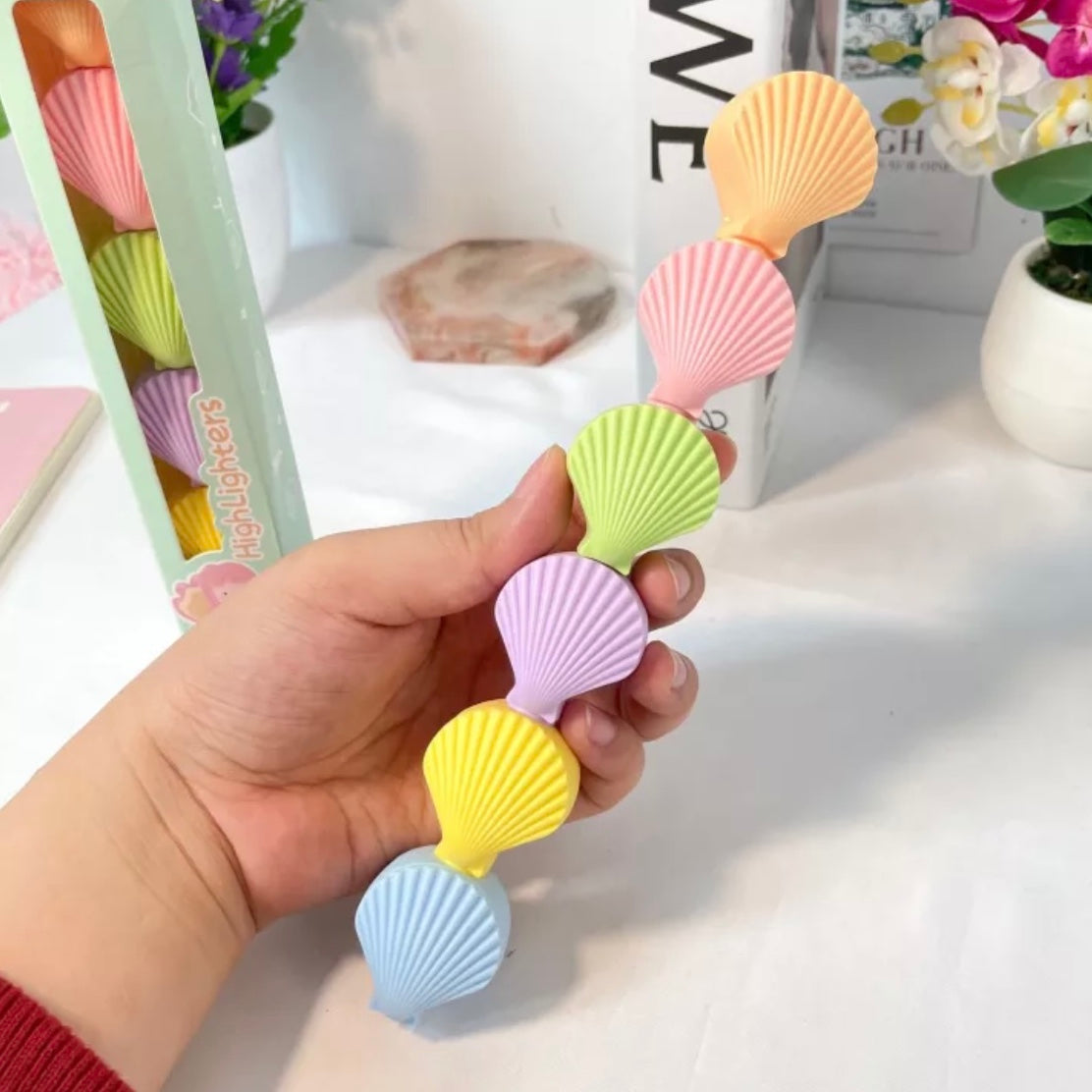 Stackable Shell Highlighters - Set of 5
