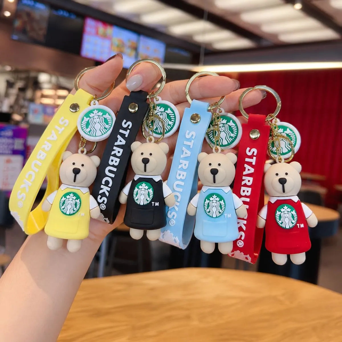 Starbucks Bear 3D Keychain