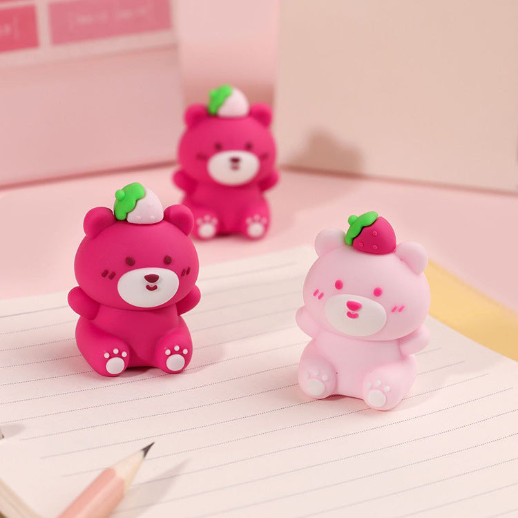 Strawberry Bear Pencil Sharpener