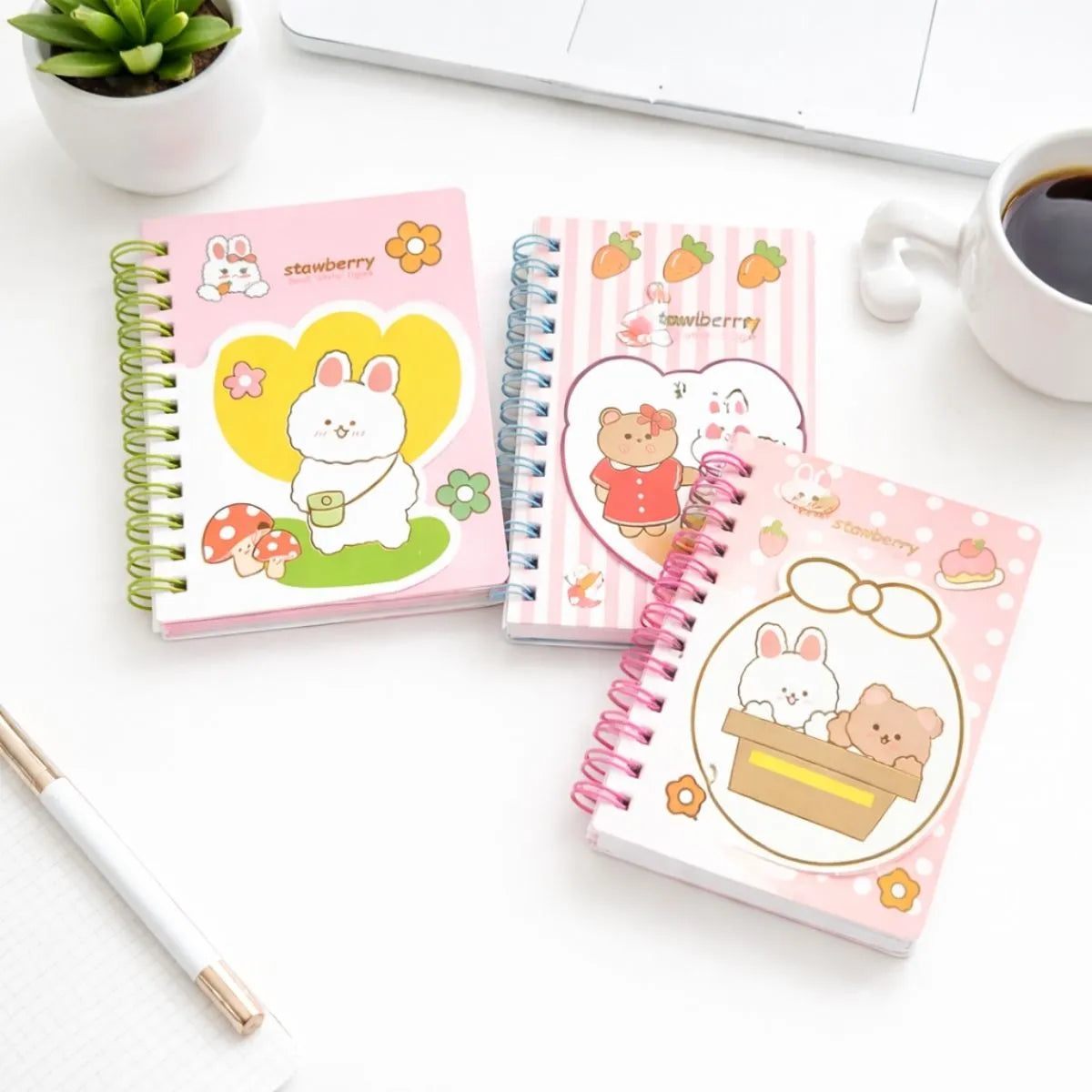 Strawberry Prosperity Notebook