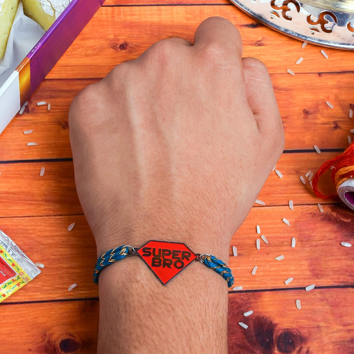 Super Bro Metal Rakhi