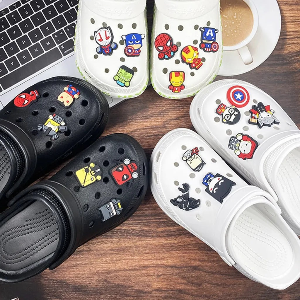 Superhero Crocs Decoration - Set of 2