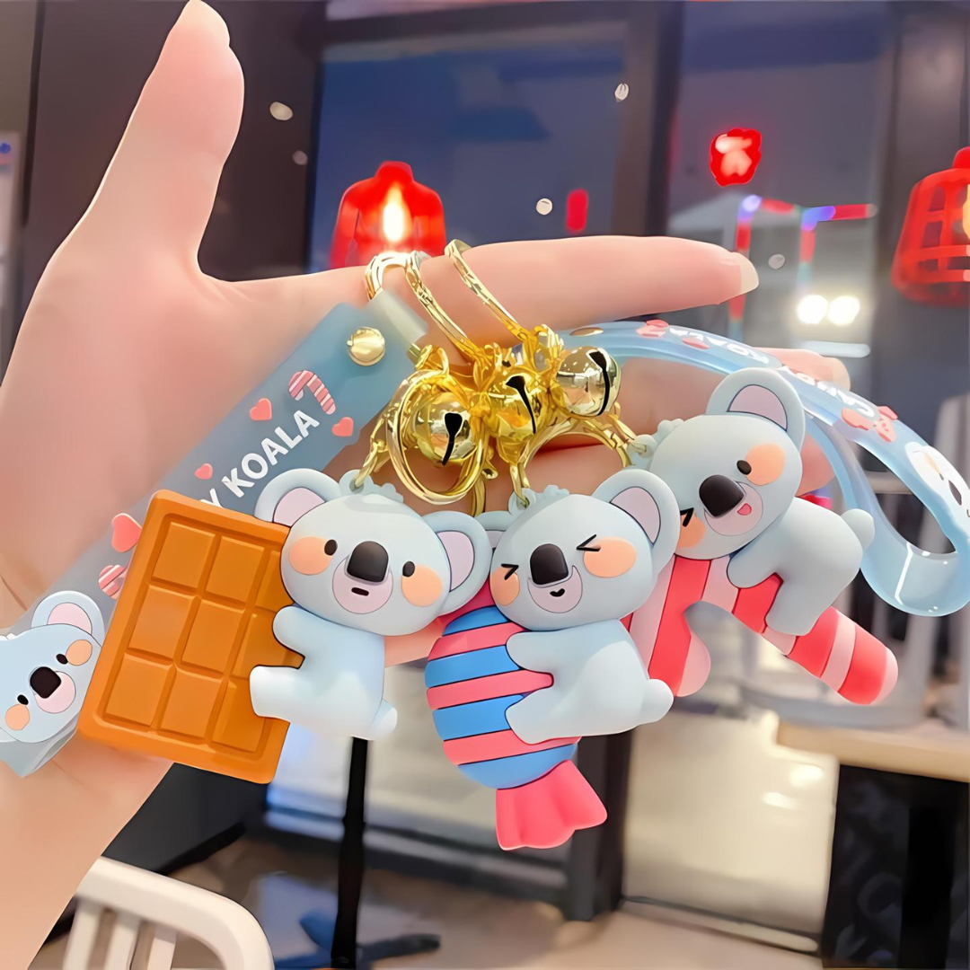 Sweet Koala Bear 3D Keychain
