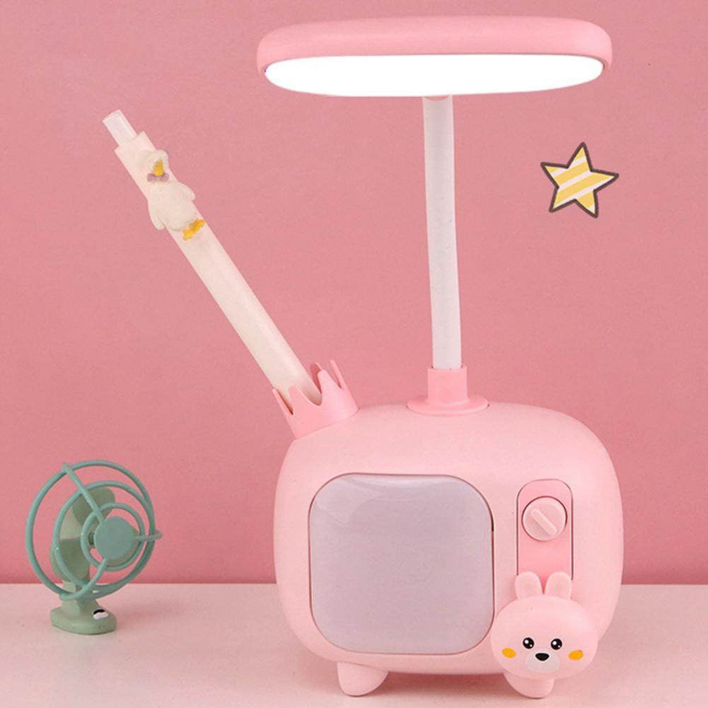 Television Bunny Desk Lamp with Pen stand