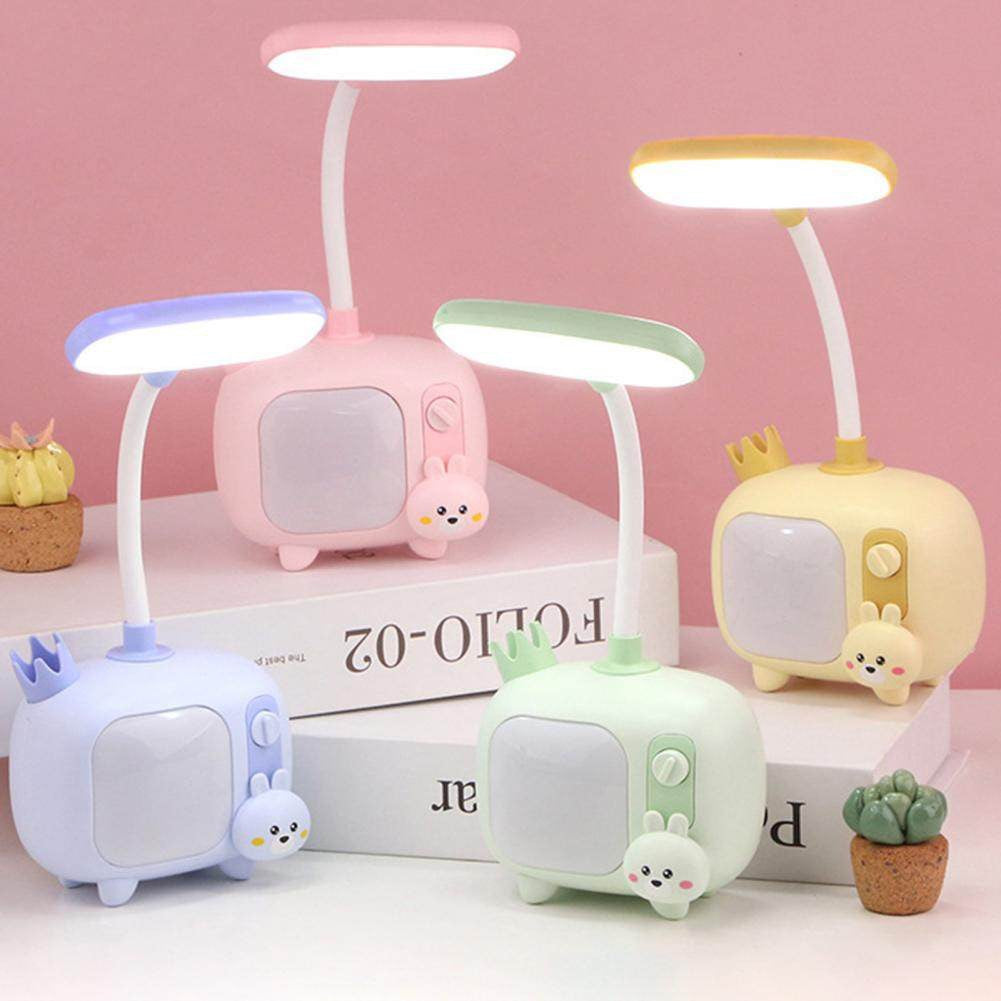 Television Bunny Desk Lamp with Pen stand