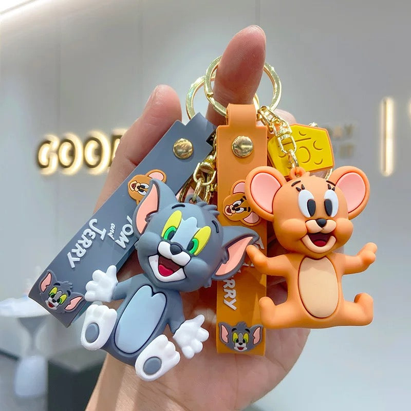 Tom and Jerry 3D Keychain