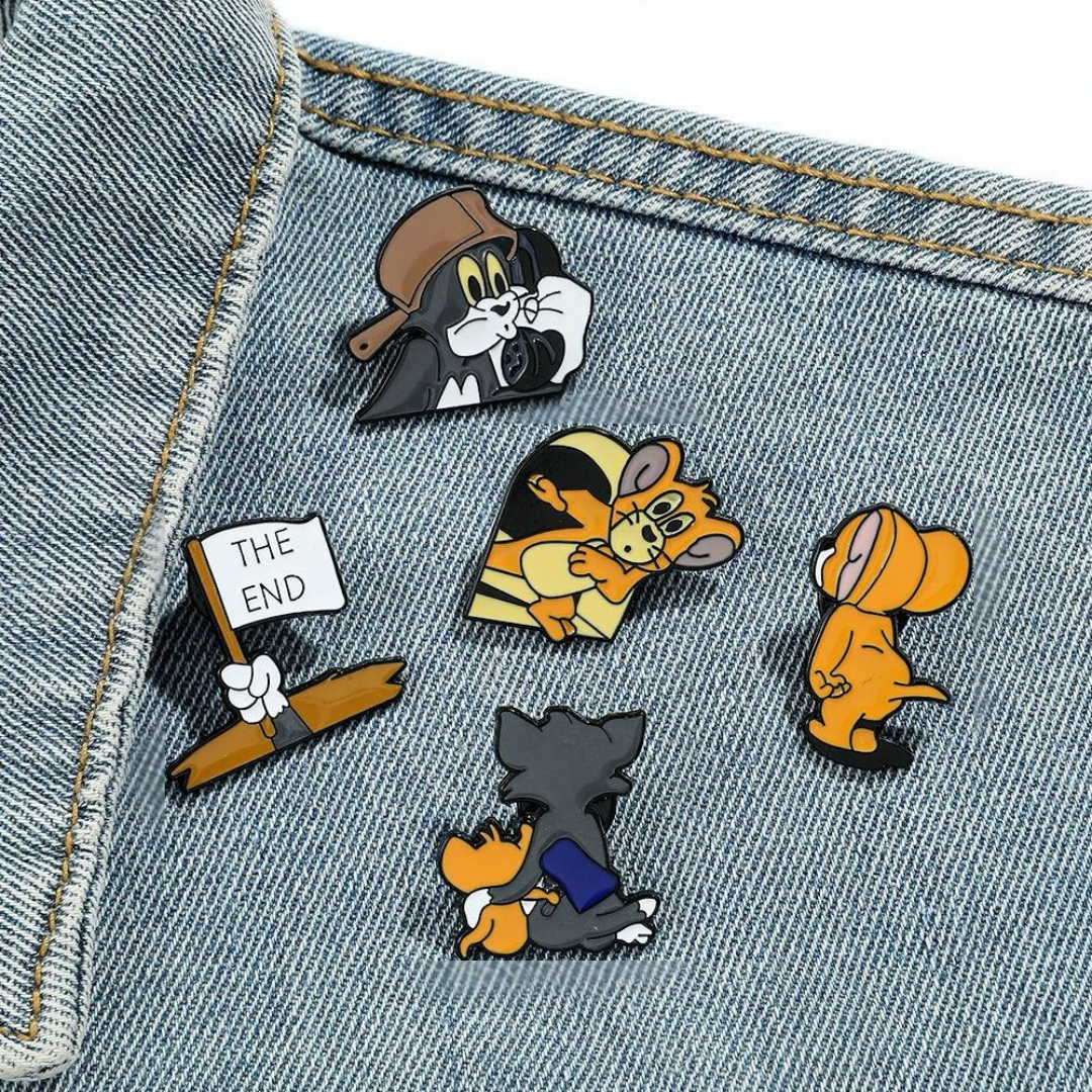Tom and Jerry Lapel Pin