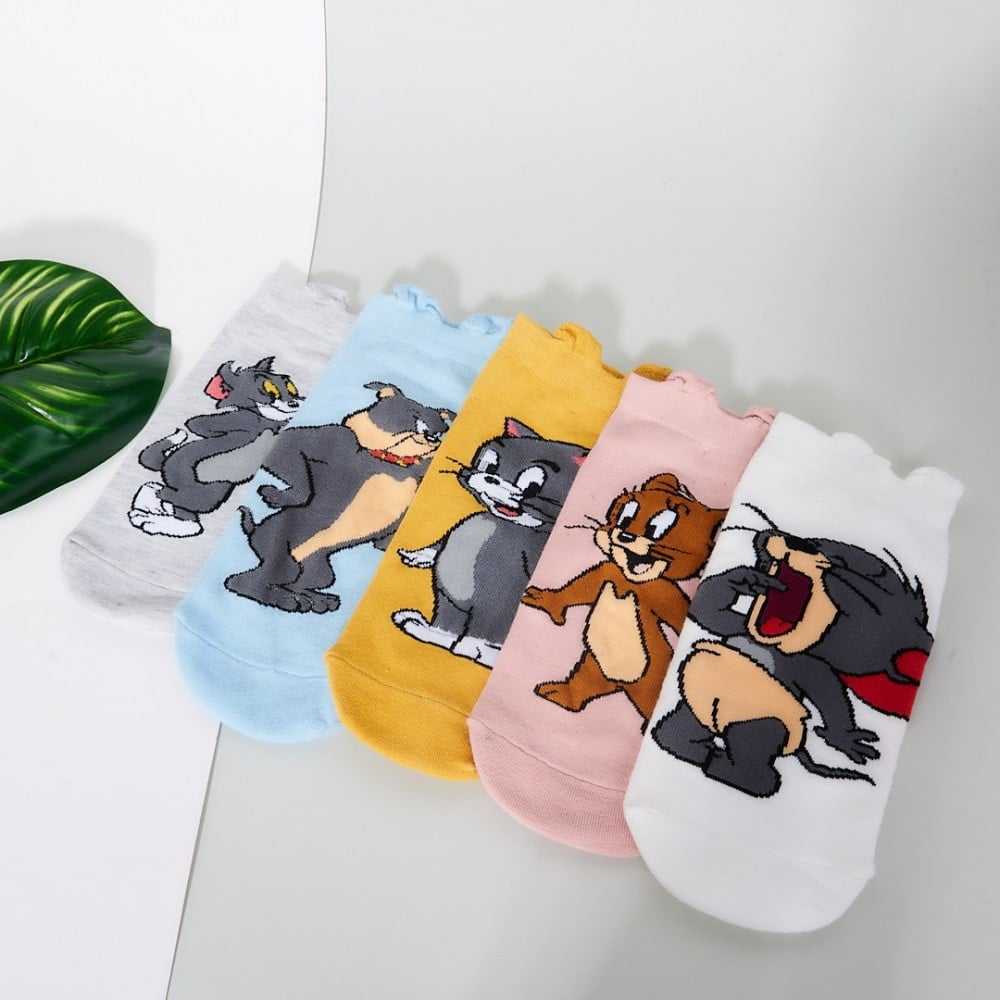 Tom and Jerry Socks