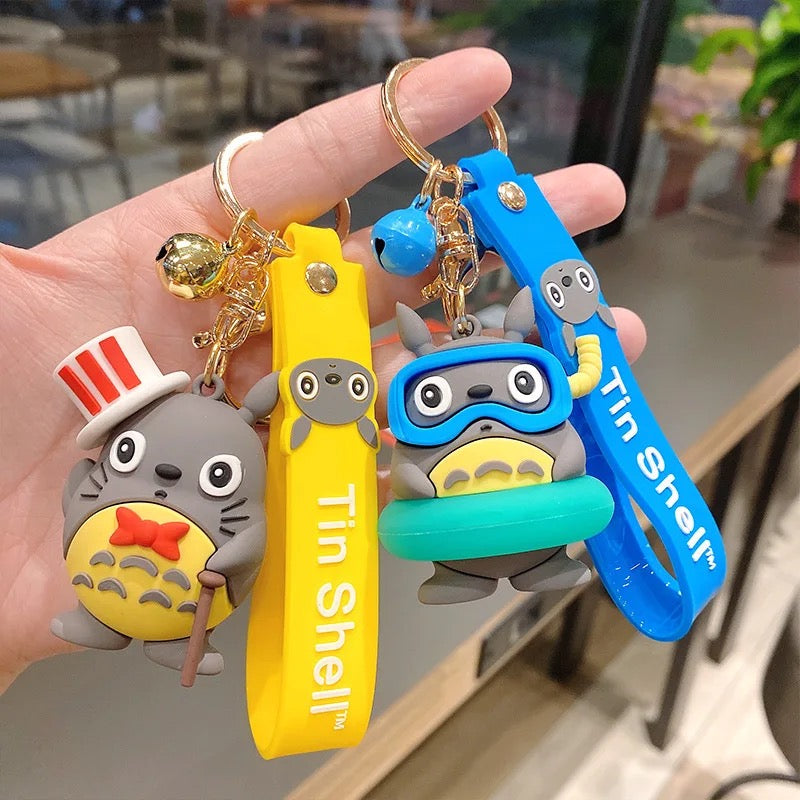Totoro Tin Shell 3D Keychain