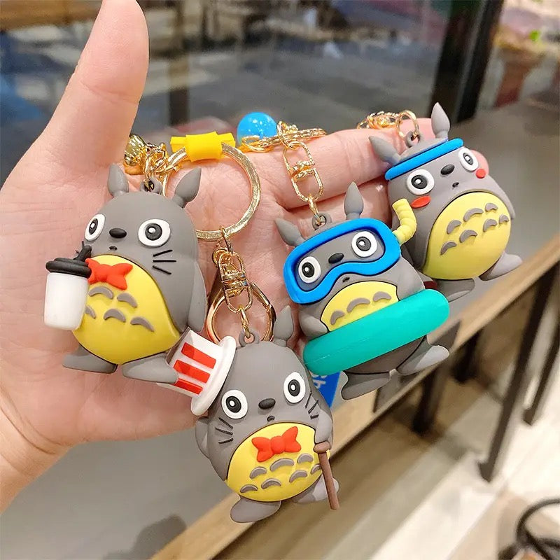 Totoro Tin Shell 3D Keychain