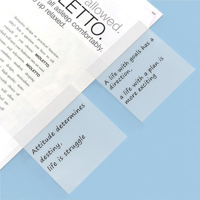 Transparent Sticky Notes