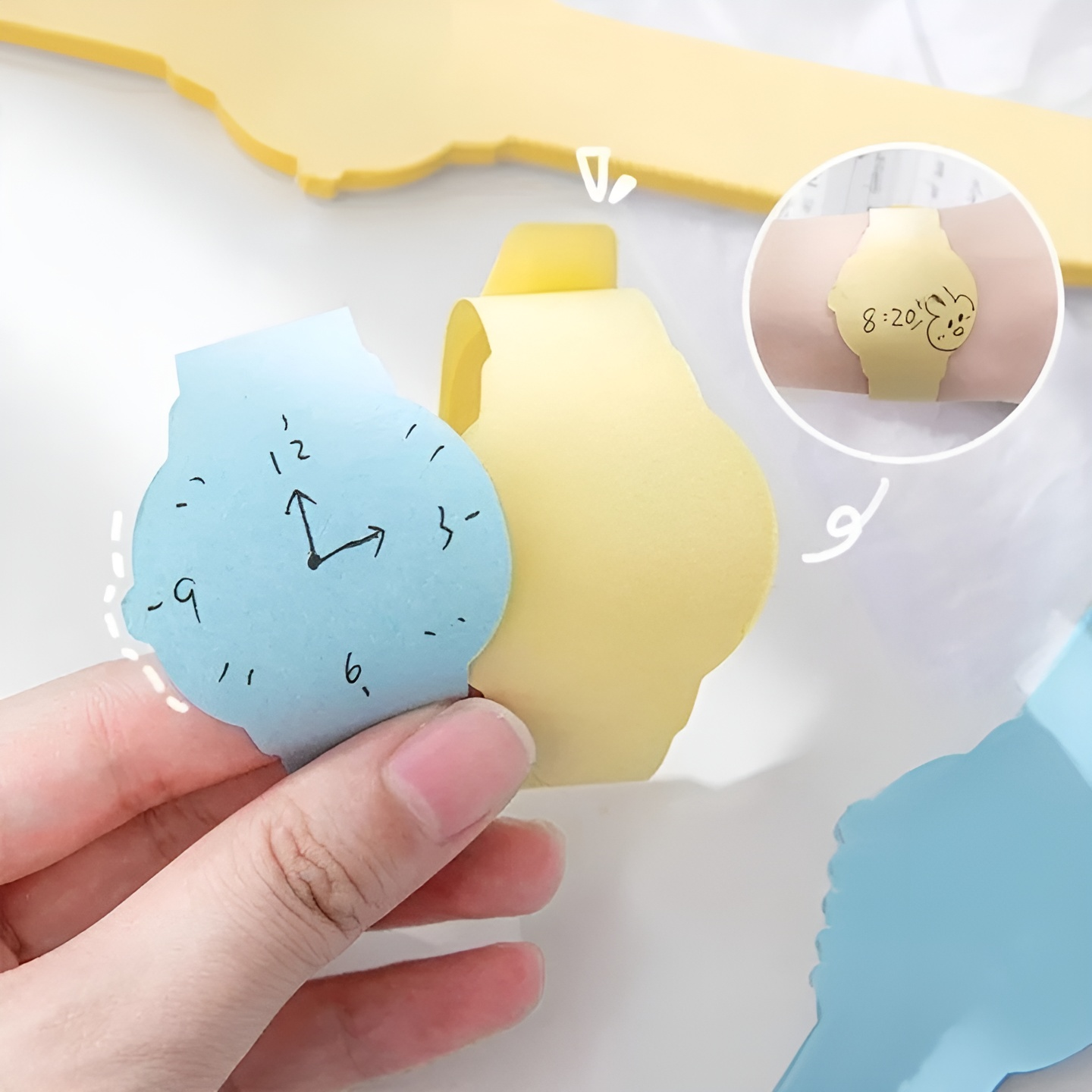 Watch Shaped Sticky Note