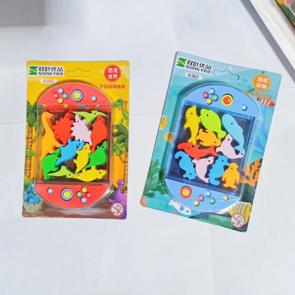 Water Game Eraser Set