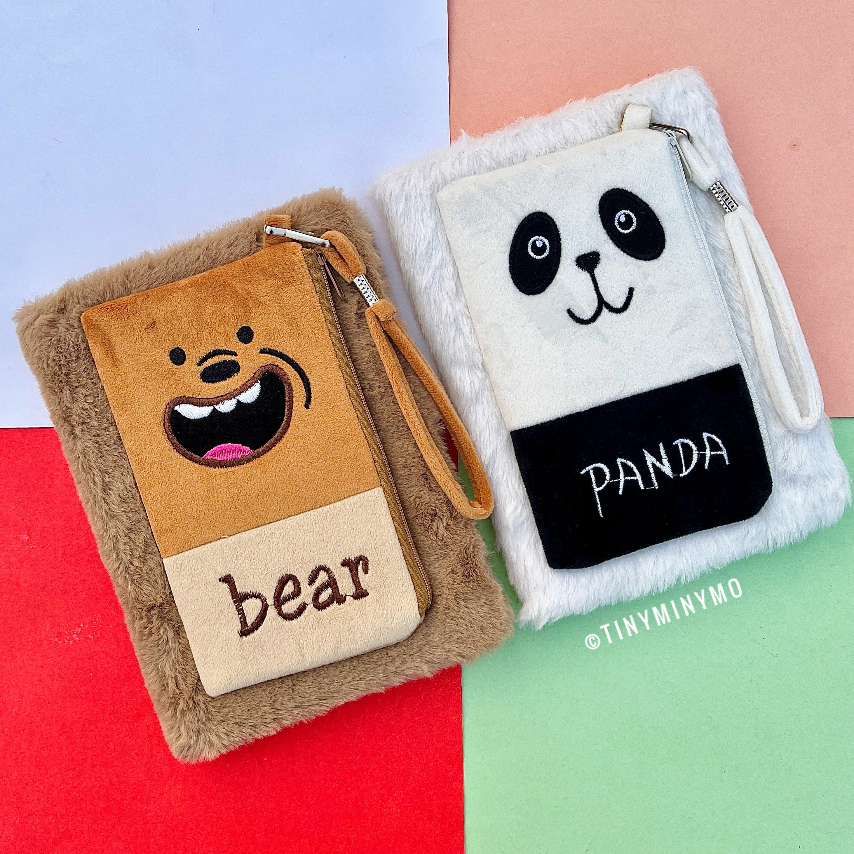 We Bare Bear Plush Diary