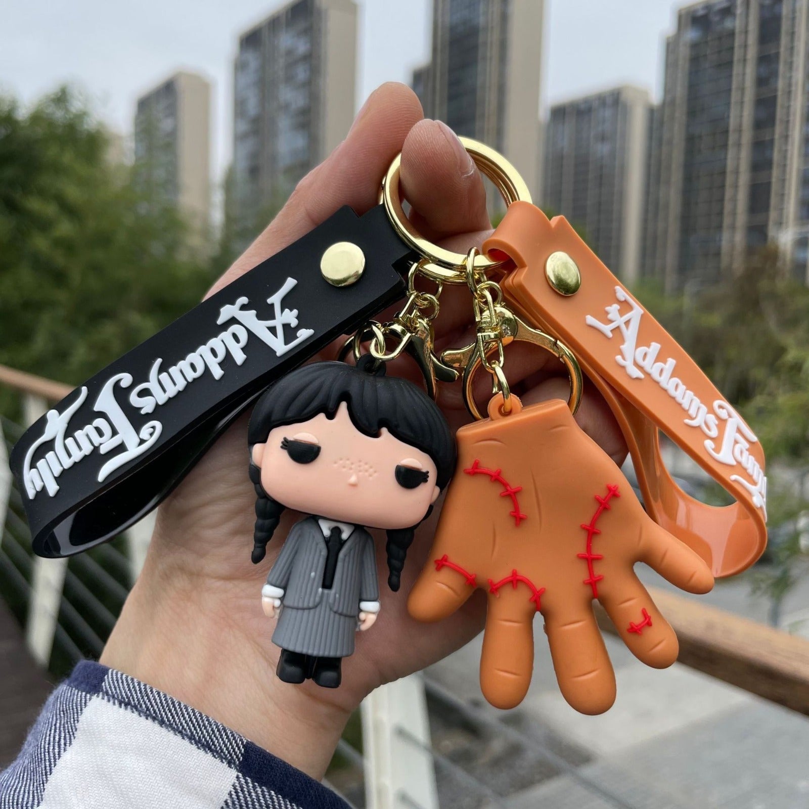 Wednesday Addams 3D Keychain