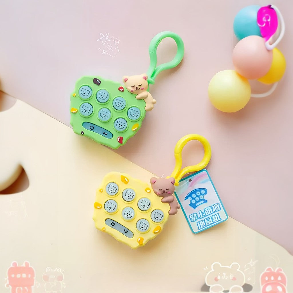 Whack -A- Bear with Hook Game Keychain